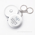 1.5M 60" Silver Keychain Measuring Tape